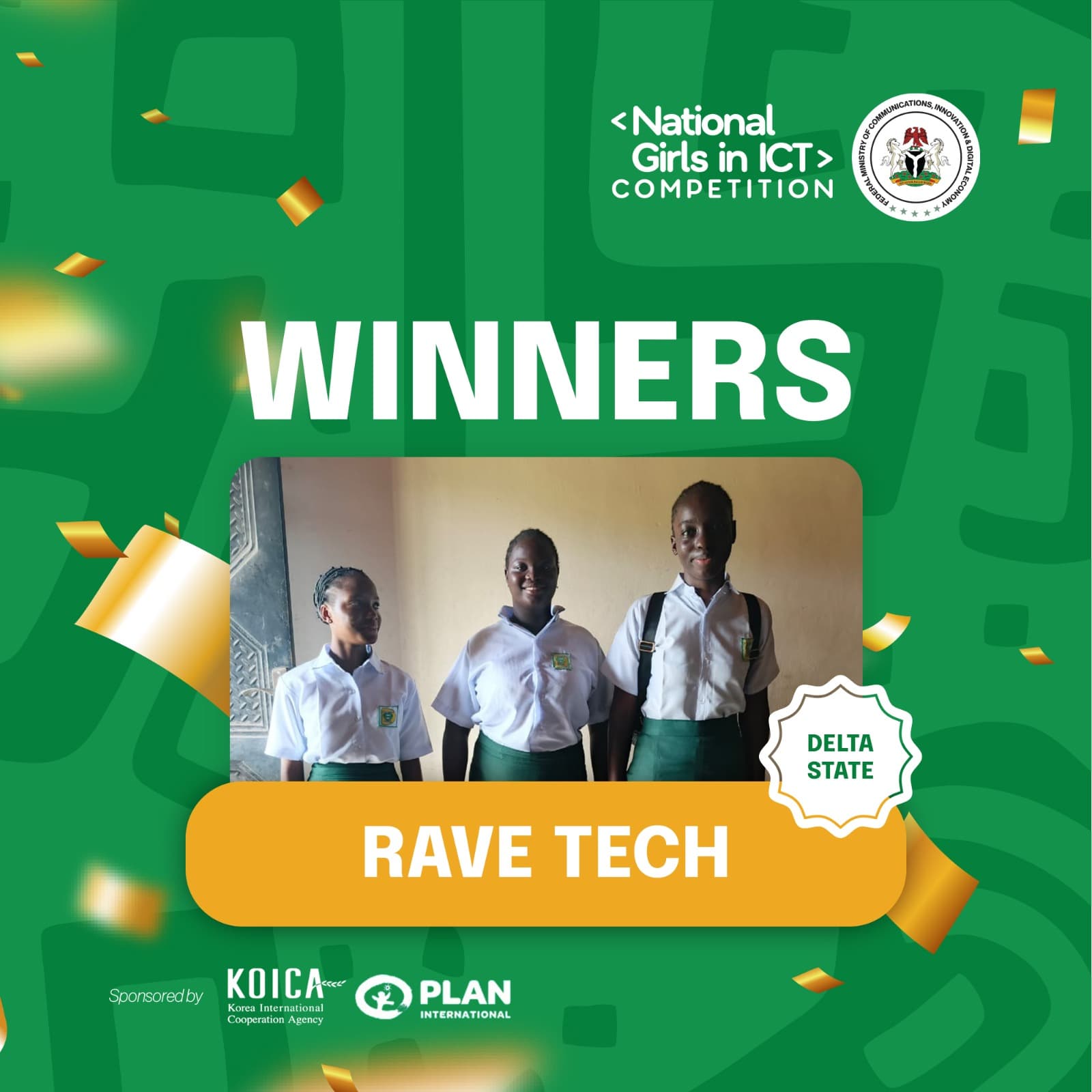 We Won The National Girls in ICT Regional Competition